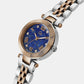 Female Blue Analog Stainless Steel Watch Z02004L7MF