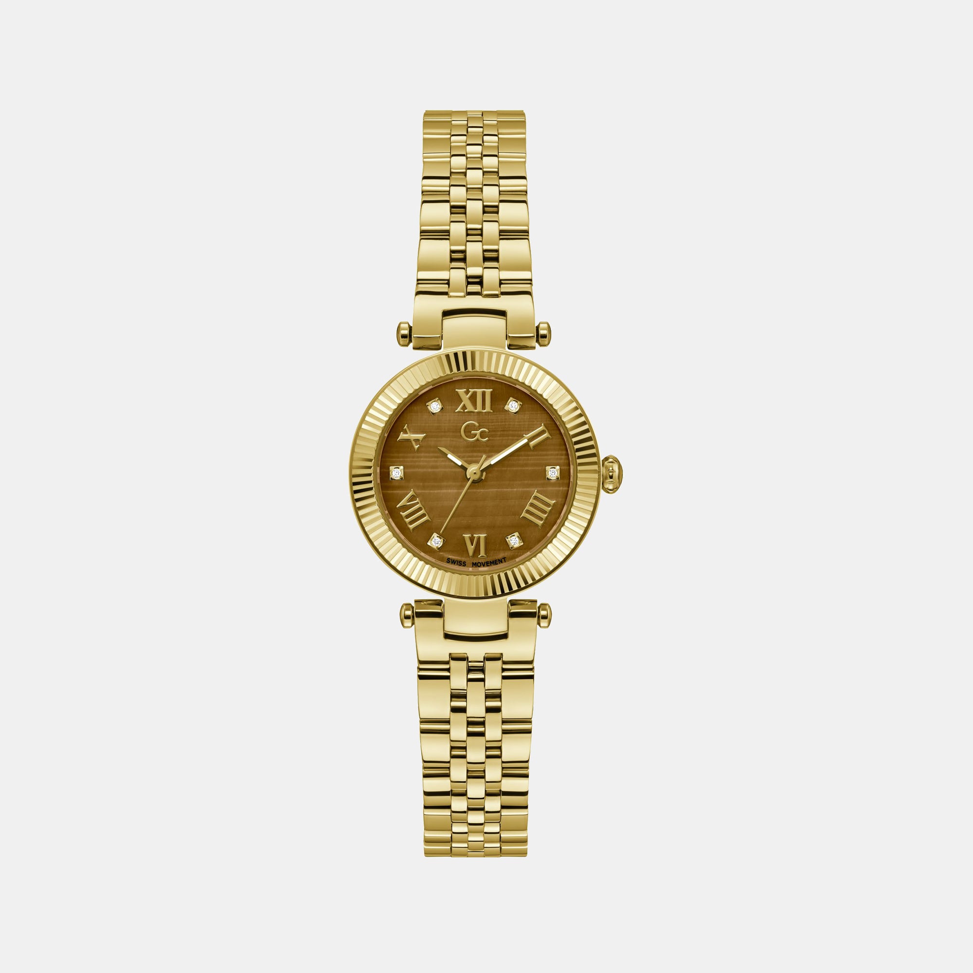 GC Round Brown Analog watch