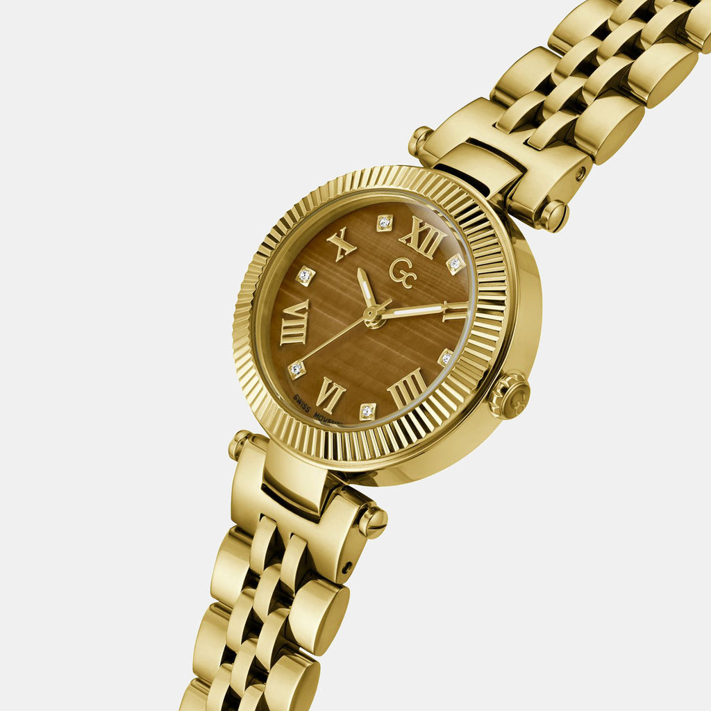 GC Women Round Brown watch