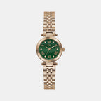 GC Round Green Analog watch