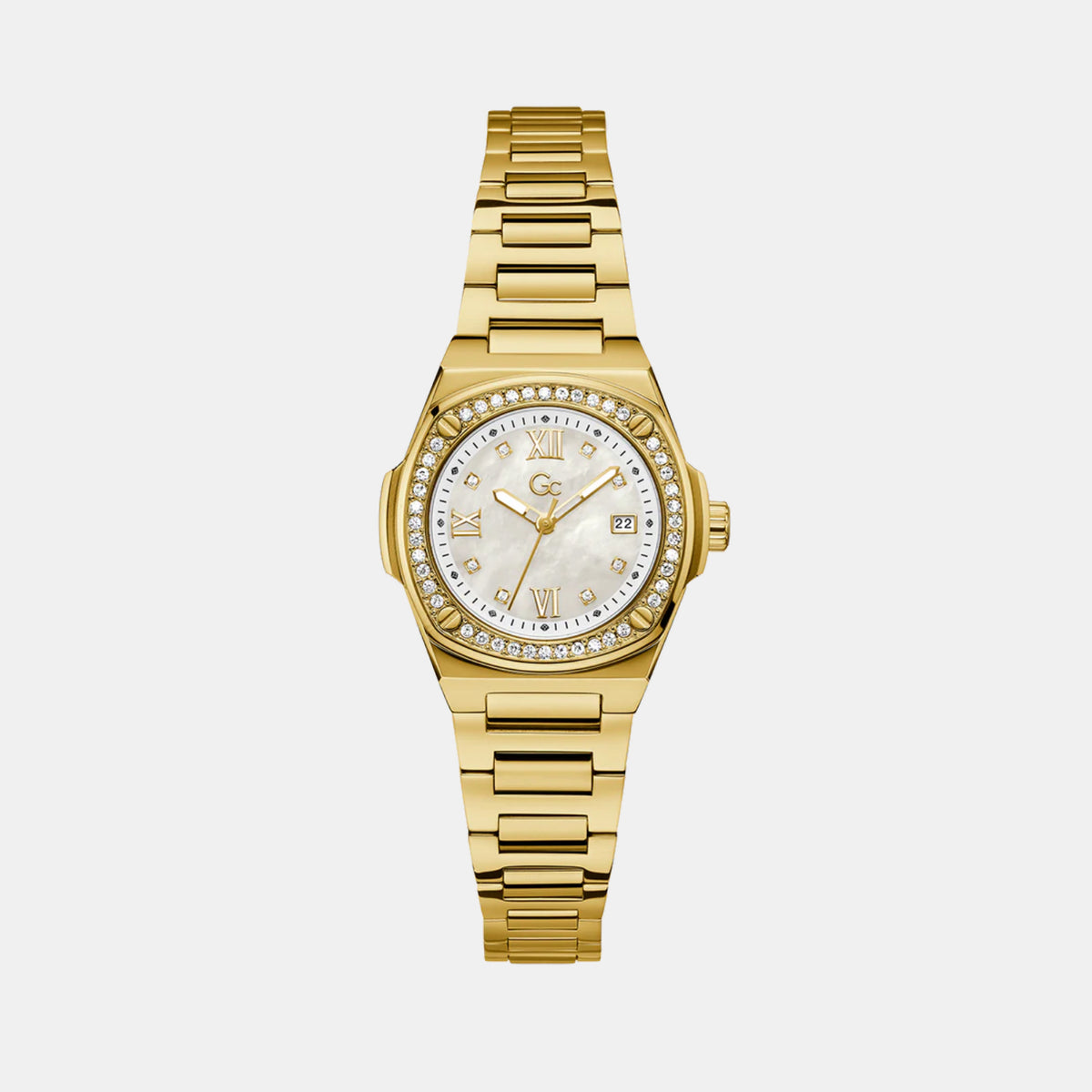 Sportchic Women Quartz White Dial Analog Stainless Steel Watch Z12005L1MF