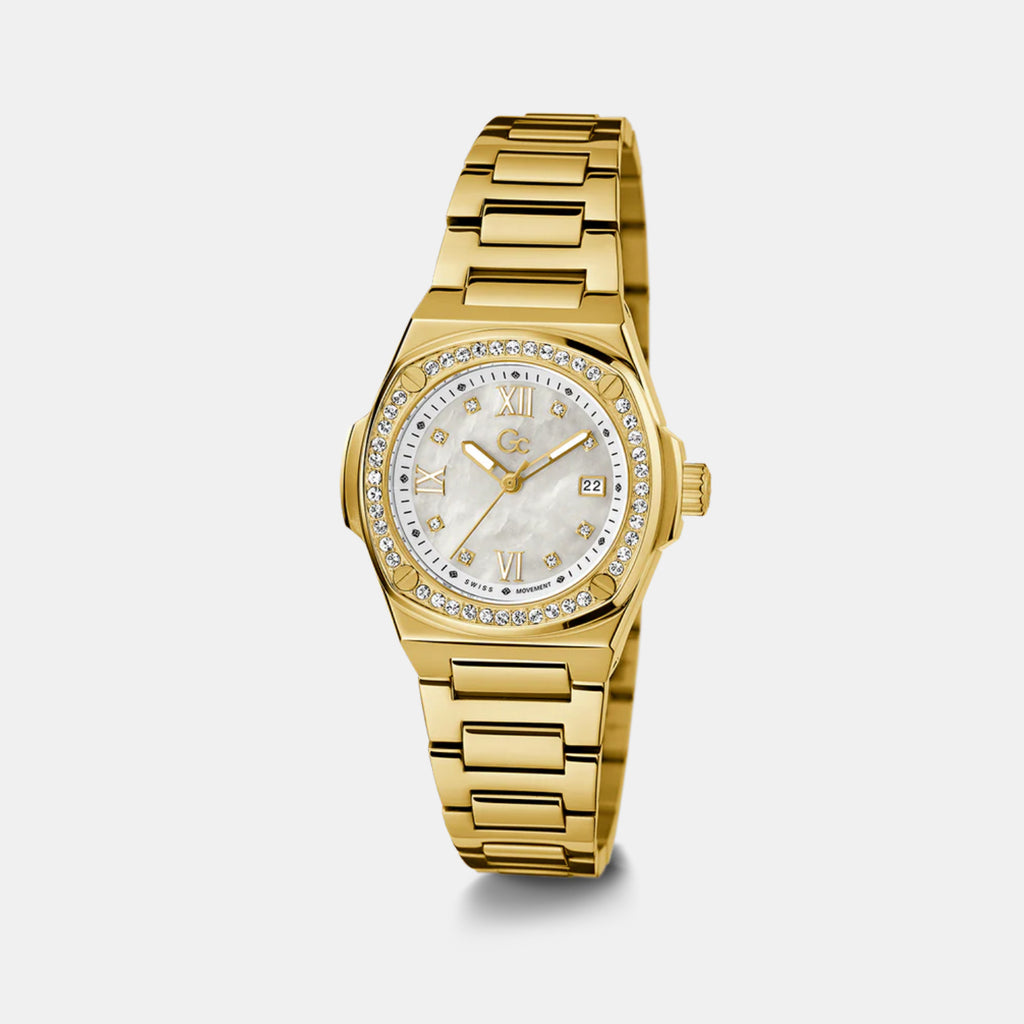Sportchic Women Quartz White Dial Analog Stainless Steel Watch Z12005L1MF