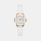 Prodigy Women Women Quartz White Dial Analog Ceramic Watch Z12006L1MF