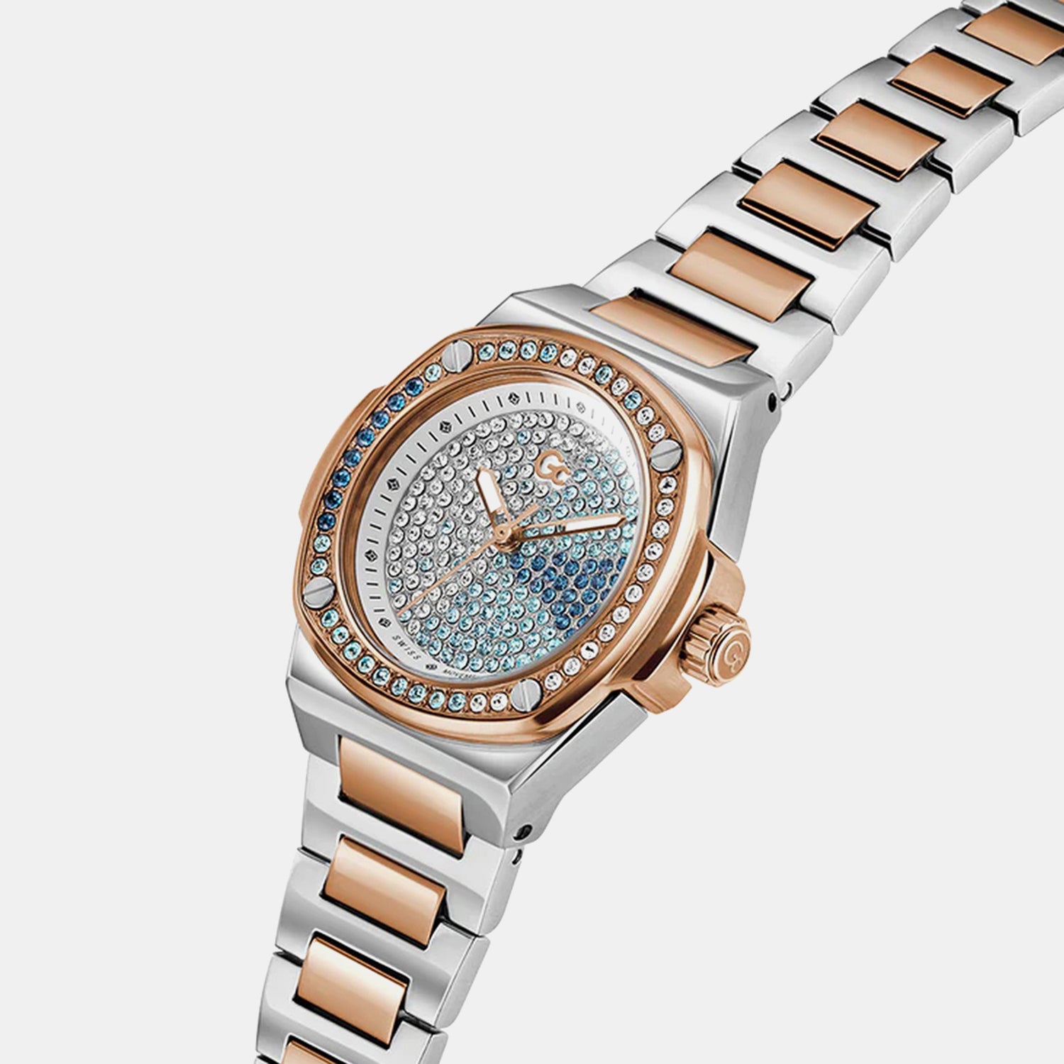 Gc Specials Women Quartz Multicolour Dial Analog Stainless Steel Watch Z12010L9