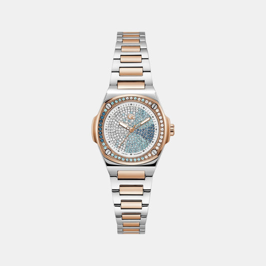 Specials Women Quartz Blue Dial Analog Stainless Steel Watch Z12010L9