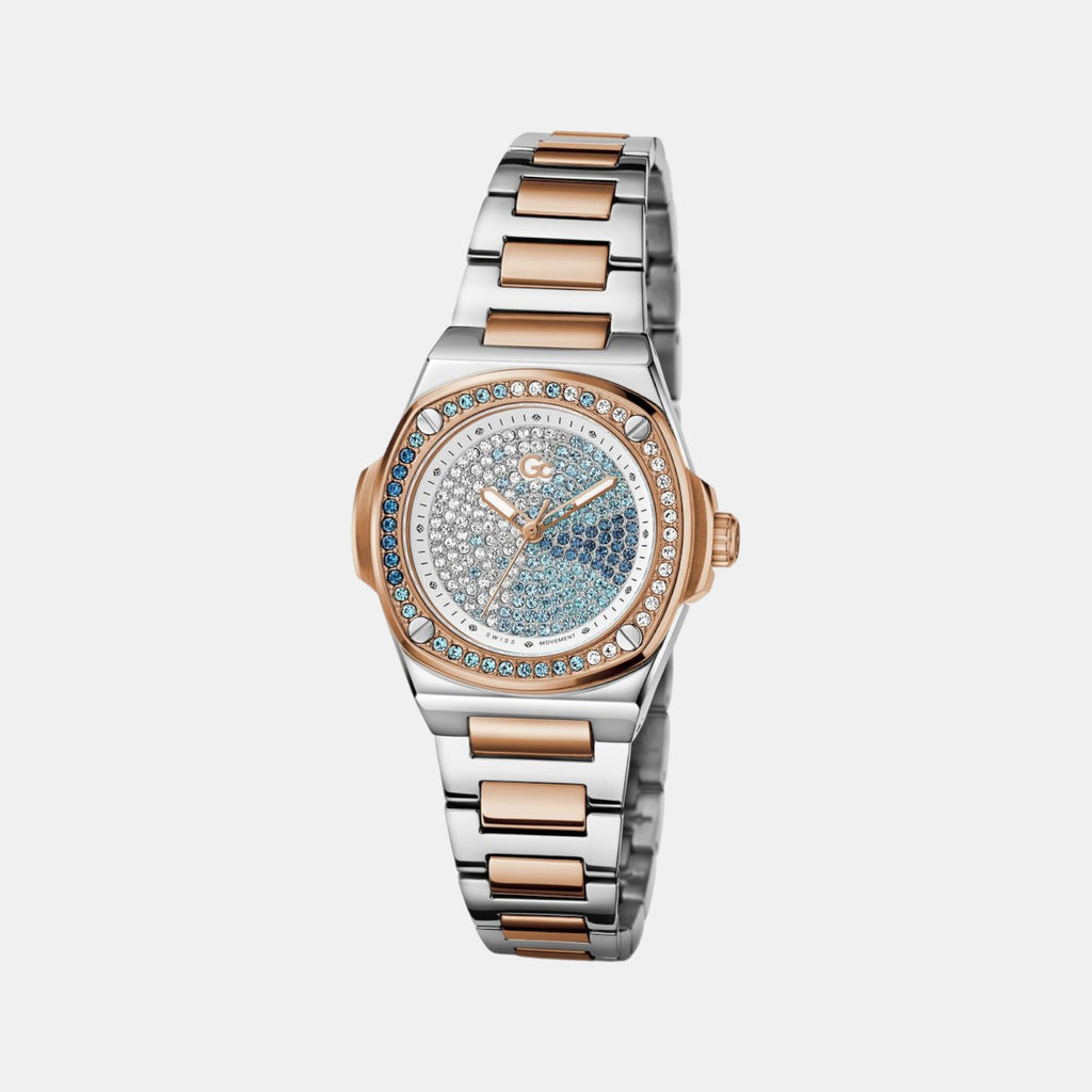 Gc Specials Women Quartz Multicolour Dial Analog Stainless Steel Watch Z12010L9