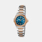 Gc Coussin Shape Mini Women Quartz Blue Dial Analog Stainless Steel Watch Z12011L7