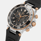 One Sport Men Quartz Black Dial Chronograph Silicone Watch Z14005G2MF