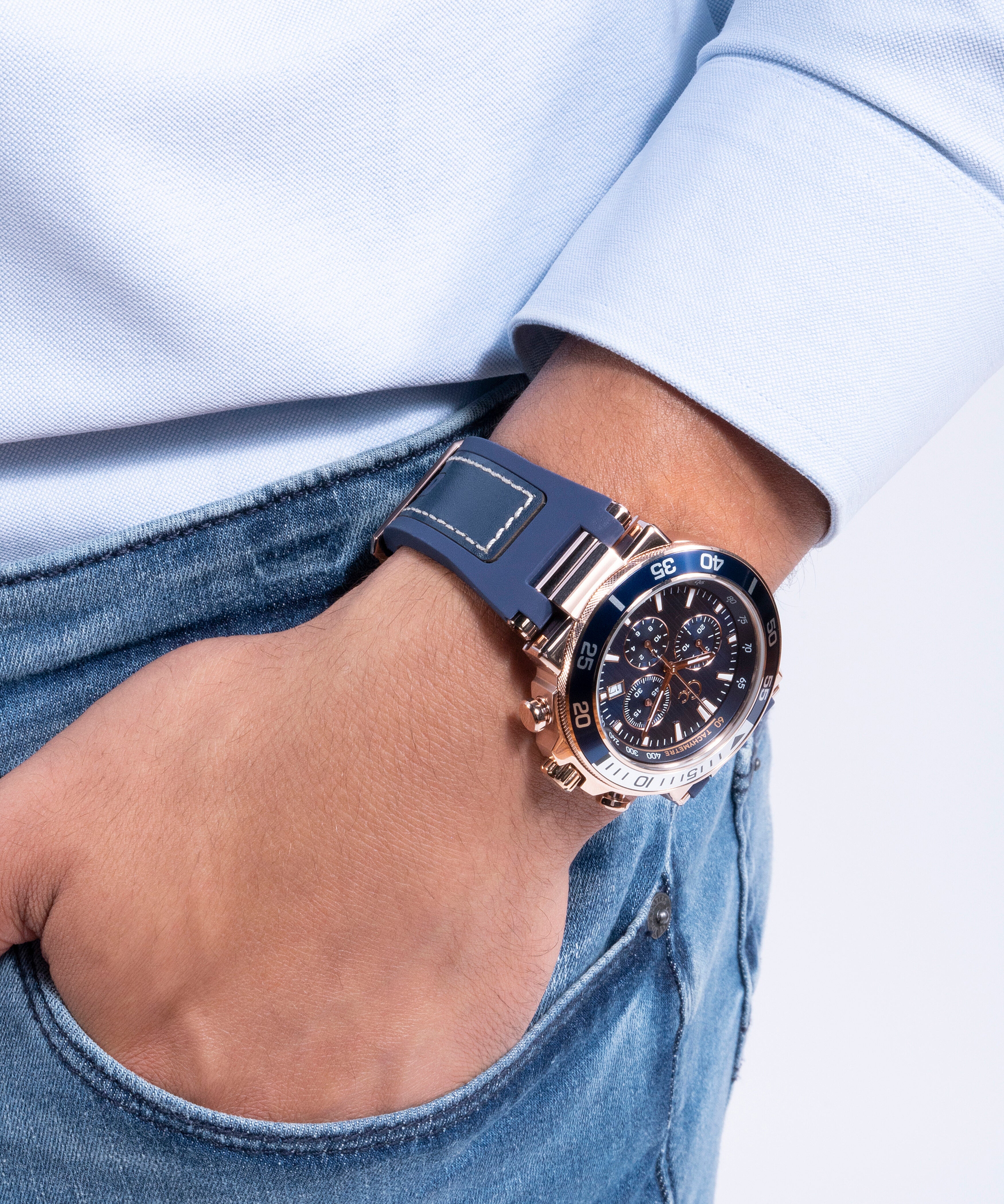 GC Round Quartz Chronograph Men watch