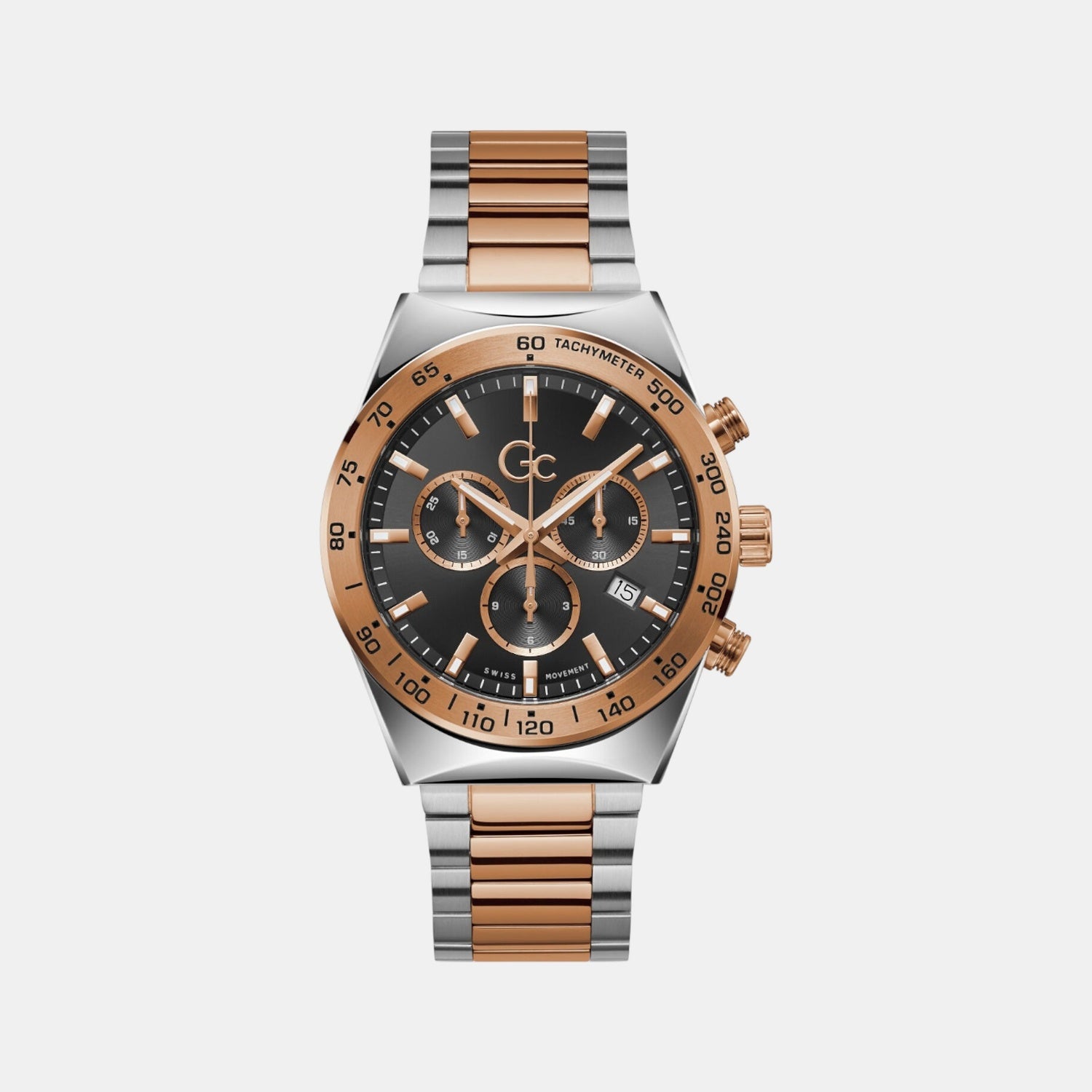 Clubhouse Chrono Men Quartz Black Dial Chronograph Stainless Steel Watch Z17003G2MF