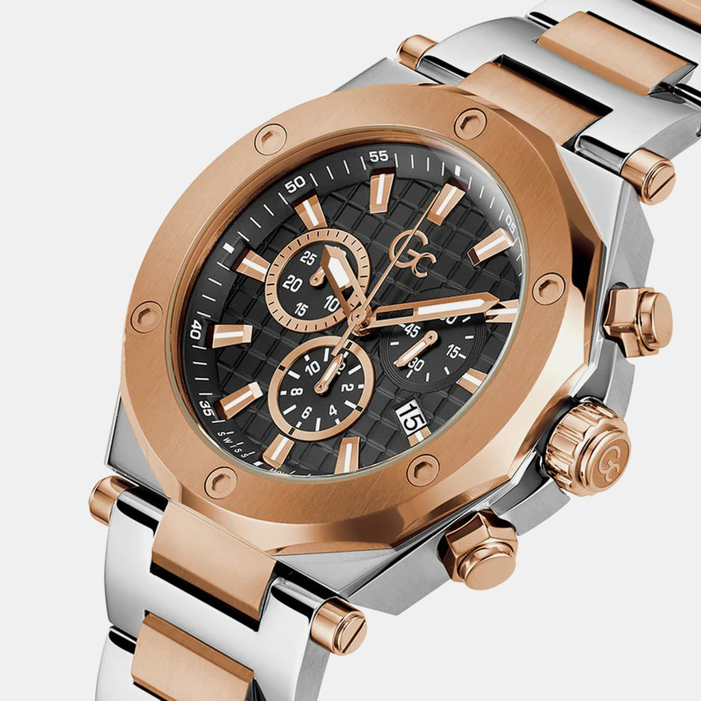 Legacy Chrono Men Quartz Black Dial Chronograph Stainless Steel Watch Z18001G2MF