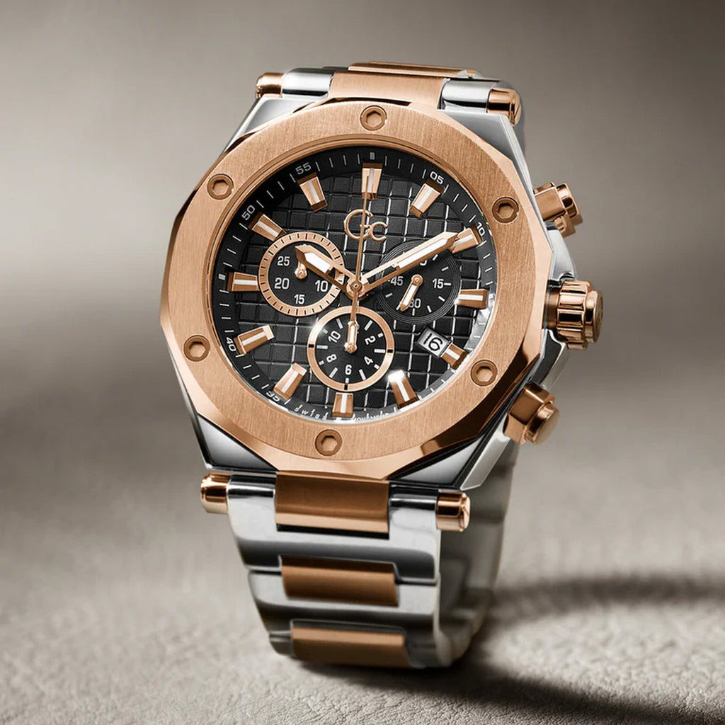 Legacy Chrono Men Quartz Black Dial Chronograph Stainless Steel Watch Z18001G2MF
