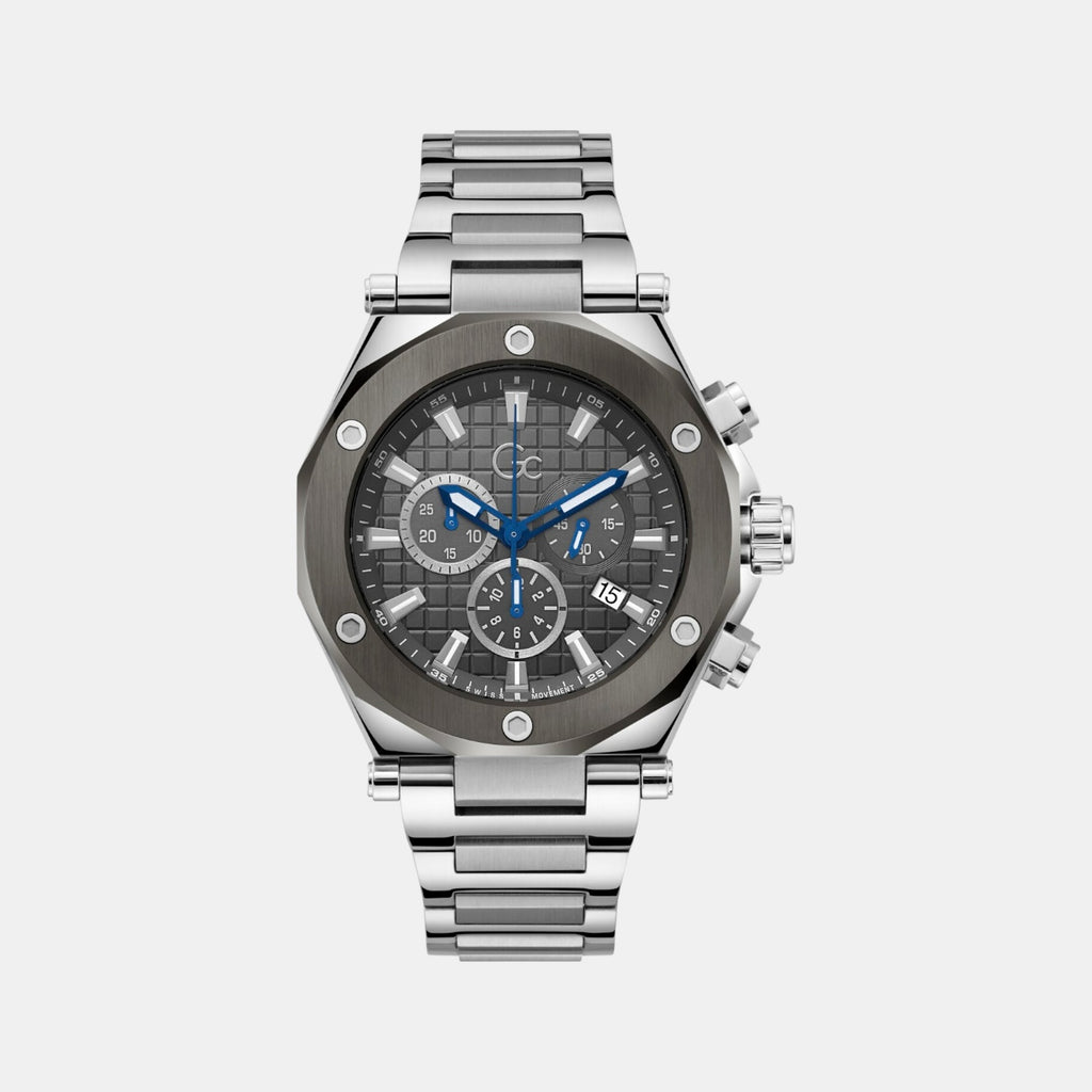 Legacy Men Quartz Grey Dial Chronograph Stainless Steel Watch Z18002G5MF