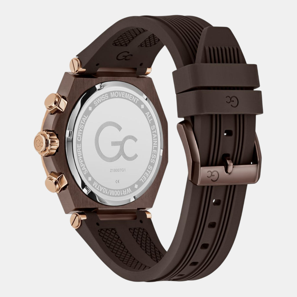 Legacy Men Quartz Beige Dial Chronograph Silicone Watch Z18007G1