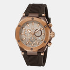 Legacy Men Quartz Beige Dial Chronograph Silicone Watch Z18007G1