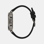 Sportchic Men Quartz Black Dial Chronograph Silicone Watch Z18009G2