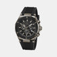 Sportchic Men Quartz Black Dial Chronograph Silicone Watch Z18009G2