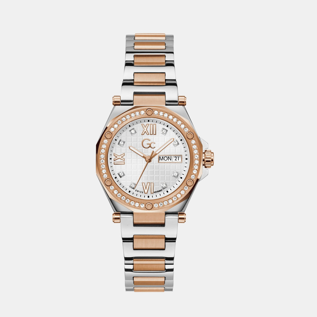 GC Round Silver Analog watch