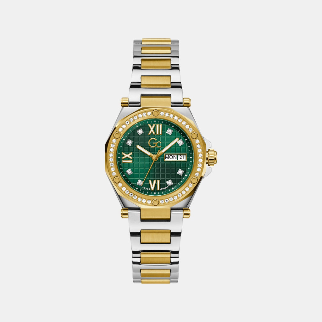 legacy lady Women Quartz Green Dial Analog Stainless Steel Watch Z20004L9MF