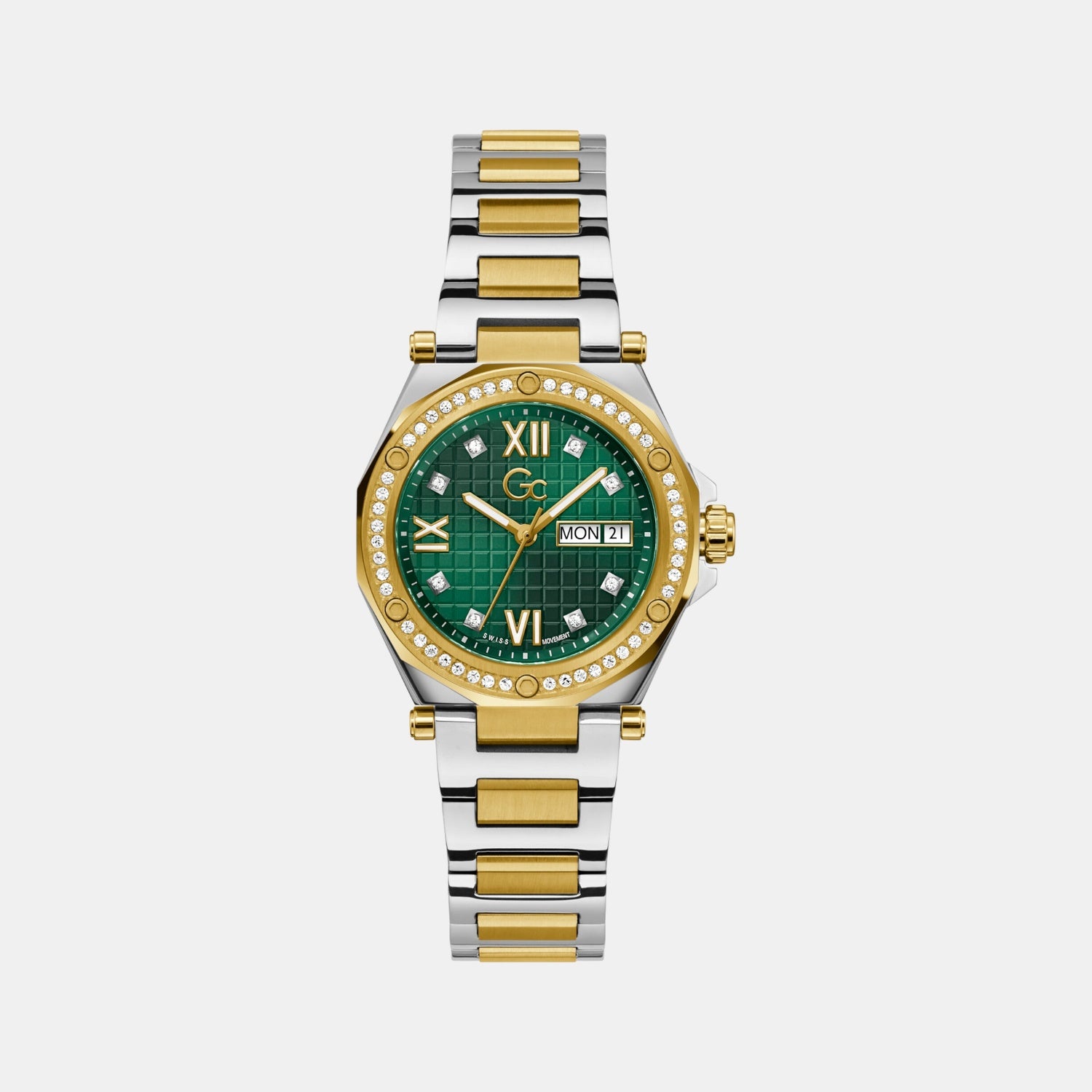 legacy lady Women Quartz Green Dial Analog Stainless Steel Watch Z20004L9MF