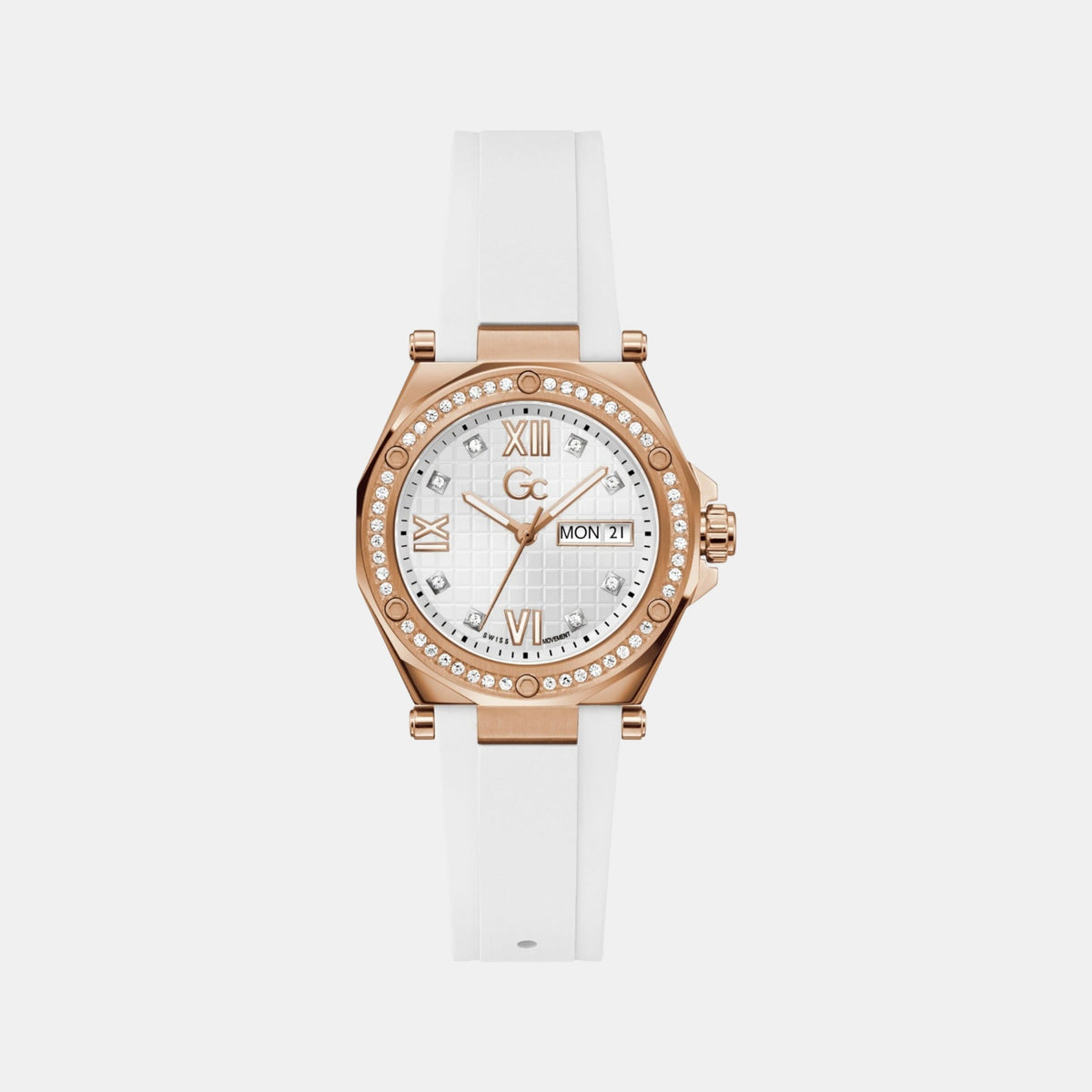 Legacy Women Quartz Silver Dial Analog Silicone Watch Z20006L1MF