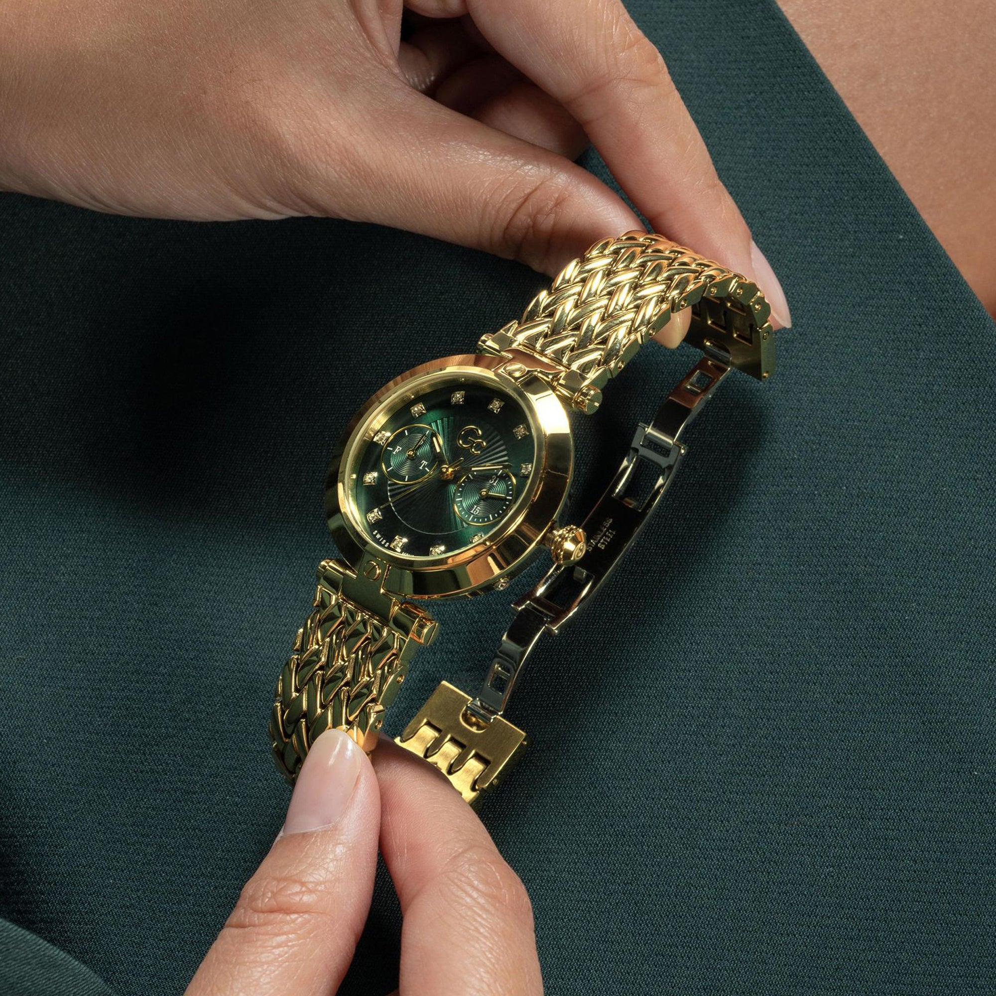 GC Round Quartz Multi-Function Women watch