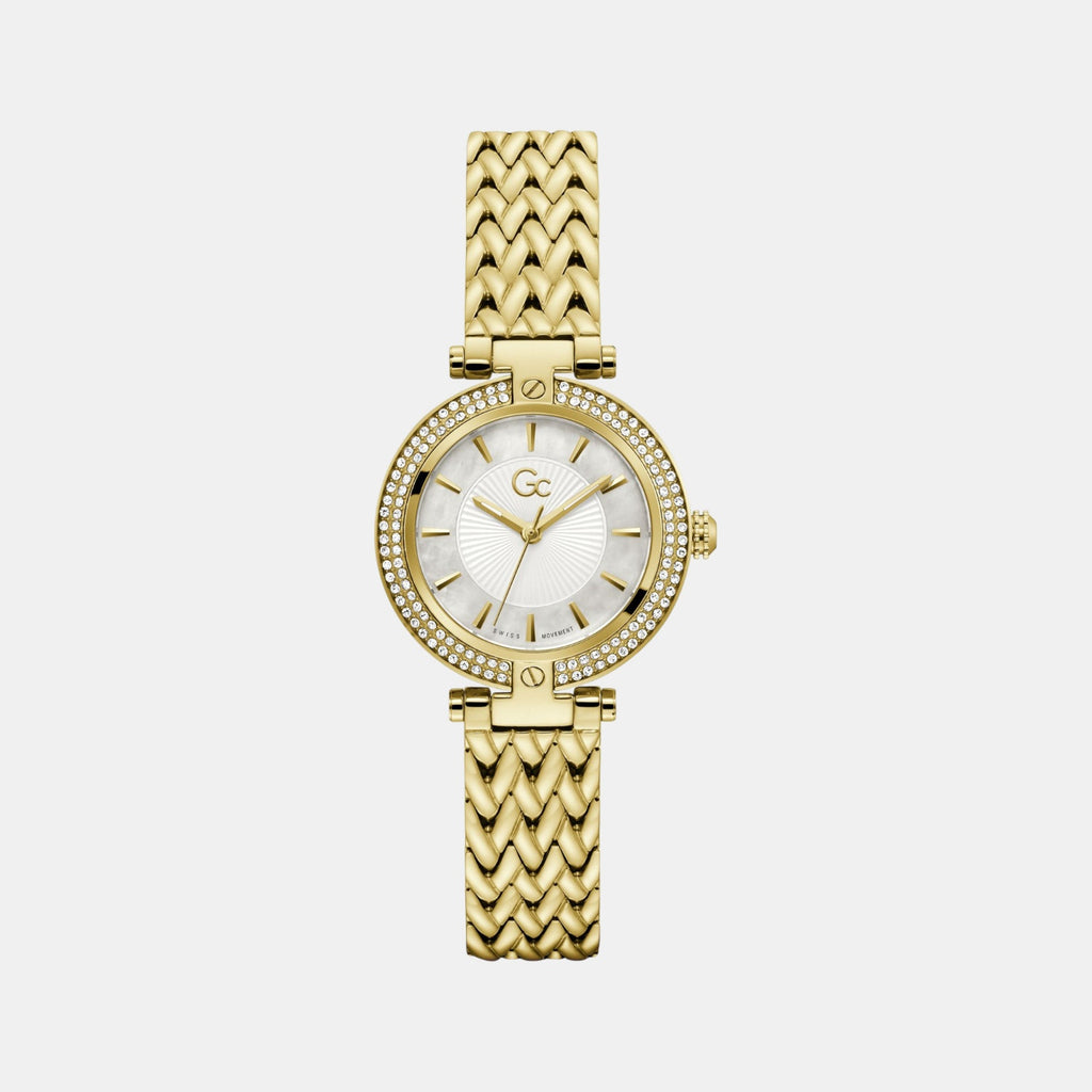 Vogue Women Quartz White Dial Analog Stainless Steel Watch Z22002L1MF