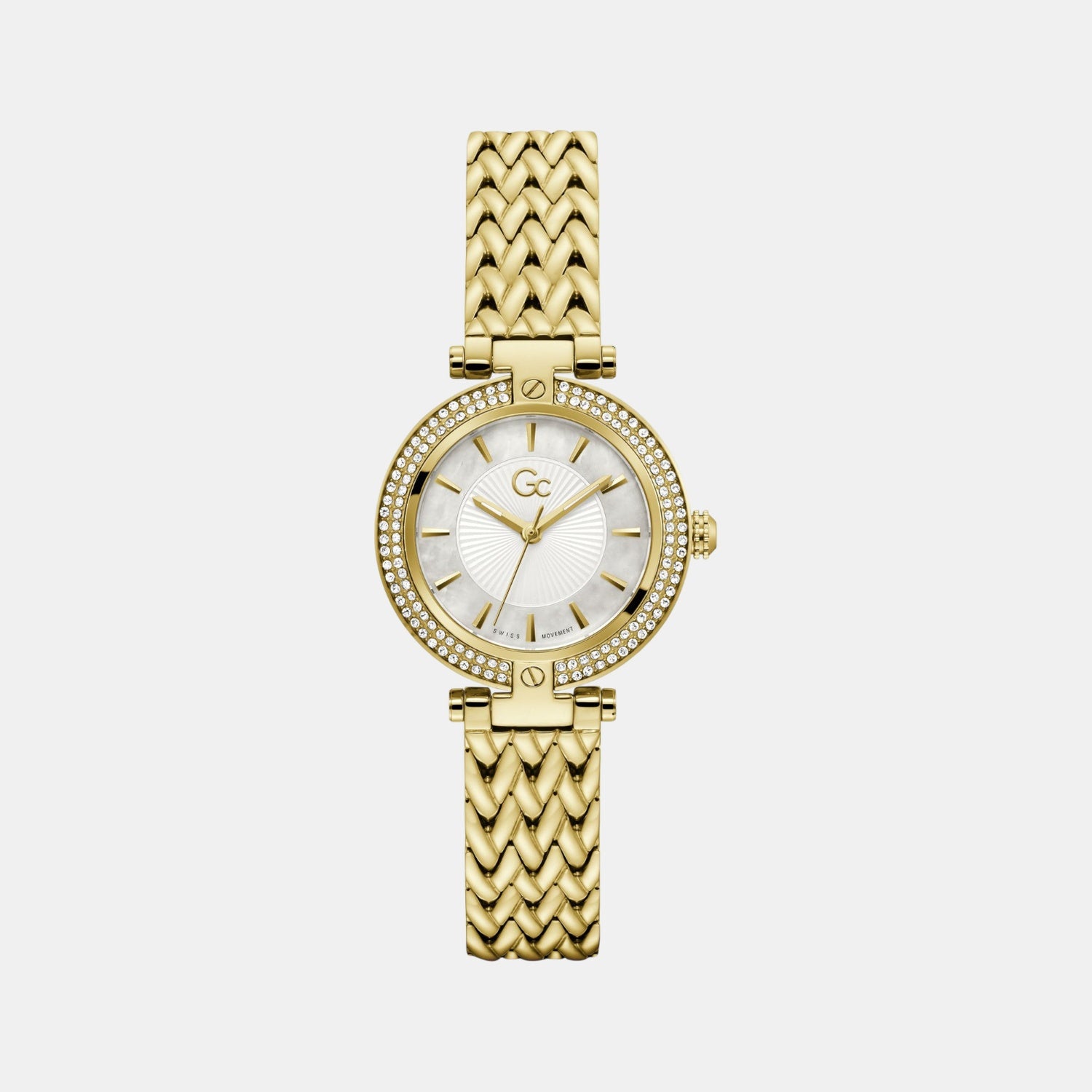 Vogue Women Quartz White Dial Analog Stainless Steel Watch Z22002L1MF