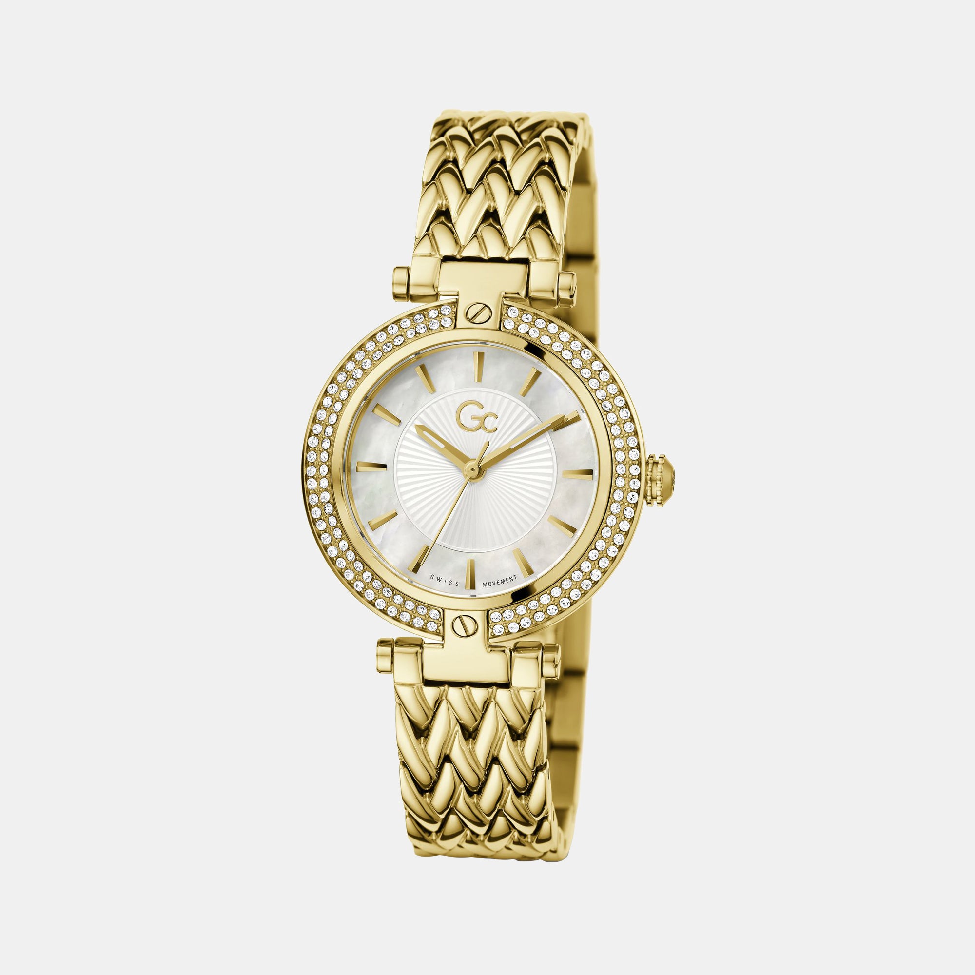 GC Stainless Steel Round watch