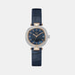Female Blue Analog Genuine Leather Watch Z22003L7MF