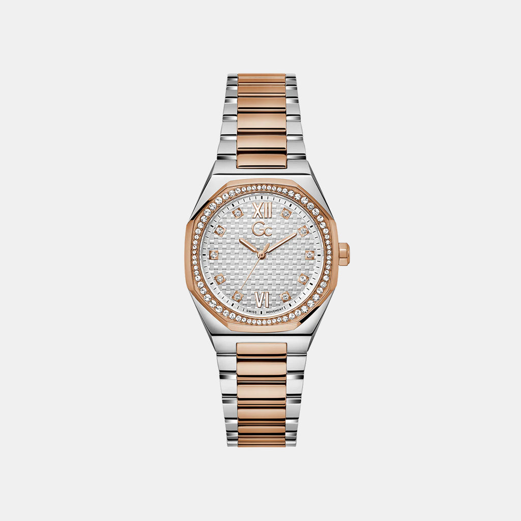 GC Tonneau Silver Analog watch