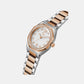 Women Quartz Silver Dial Analog Stainless Steel Watch Z25001L1MF