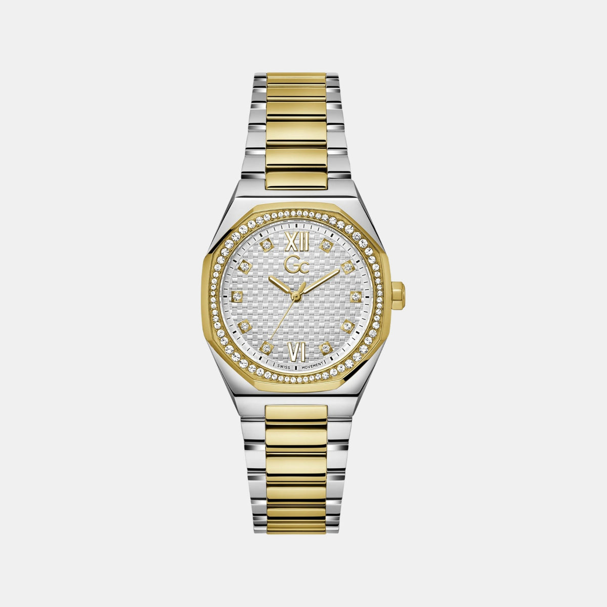 Coussin Women Quartz White Dial Analog Stainless Steel Watch Z25002L1MF