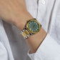 Male Green Analog Stainless Steel Watch Z26002G9MF