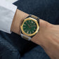 Male Green Analog Stainless Steel Watch Z26002G9MF