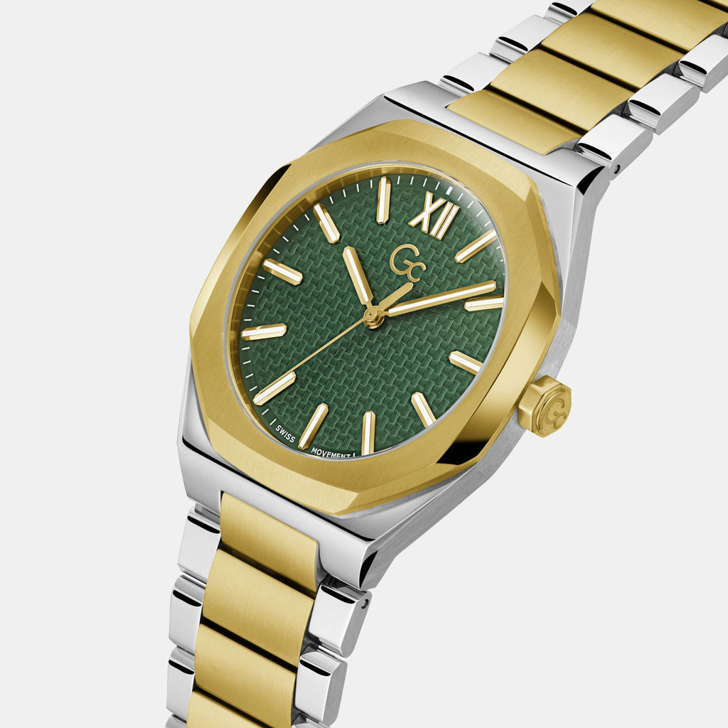 GC Men Tonneau Green watch