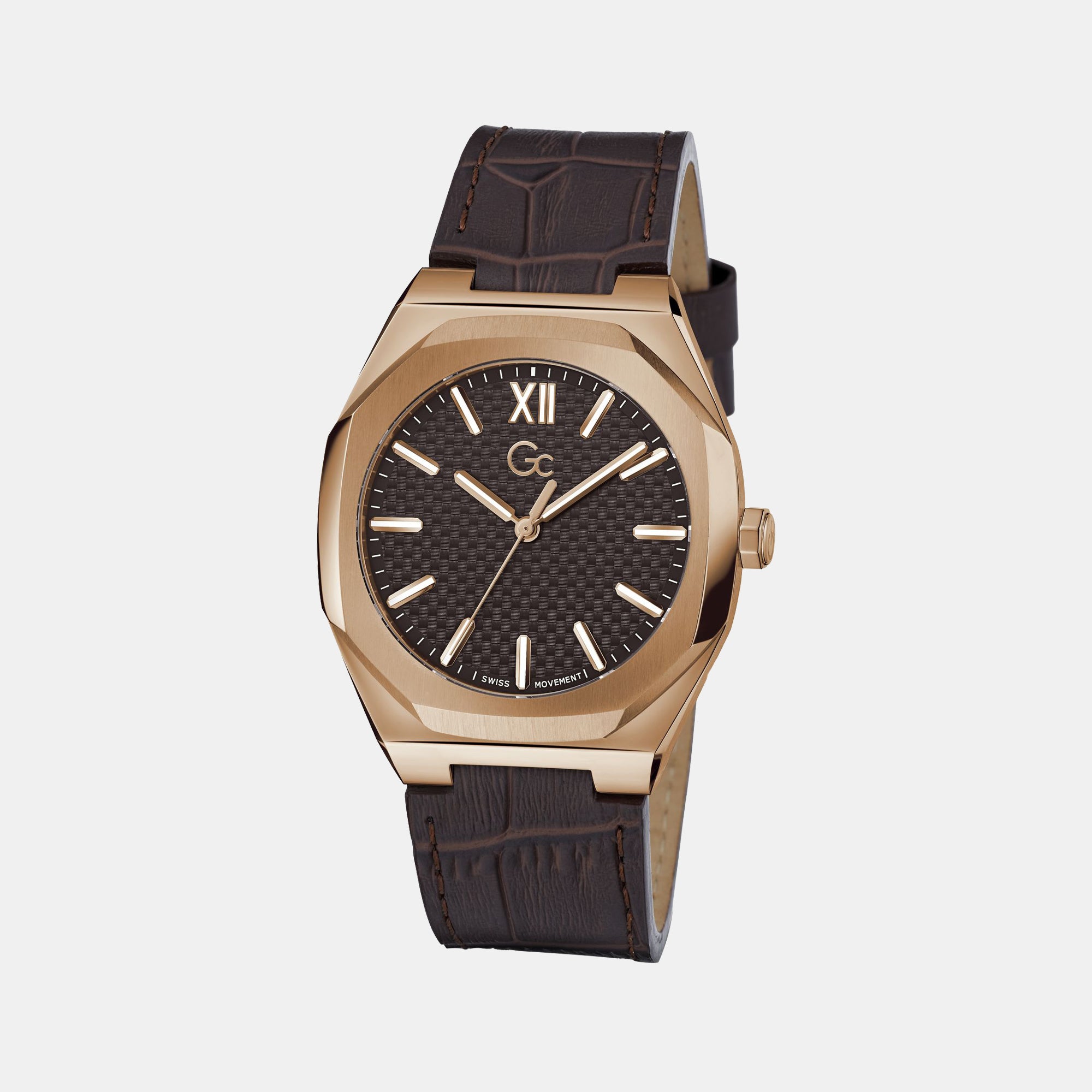 GC Men Tonneau Brown watch