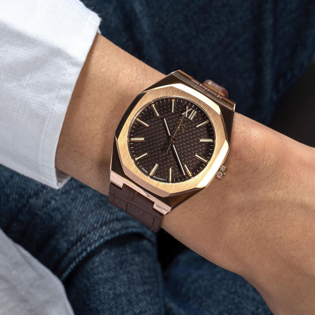GC 42 mm Brown Quartz watch