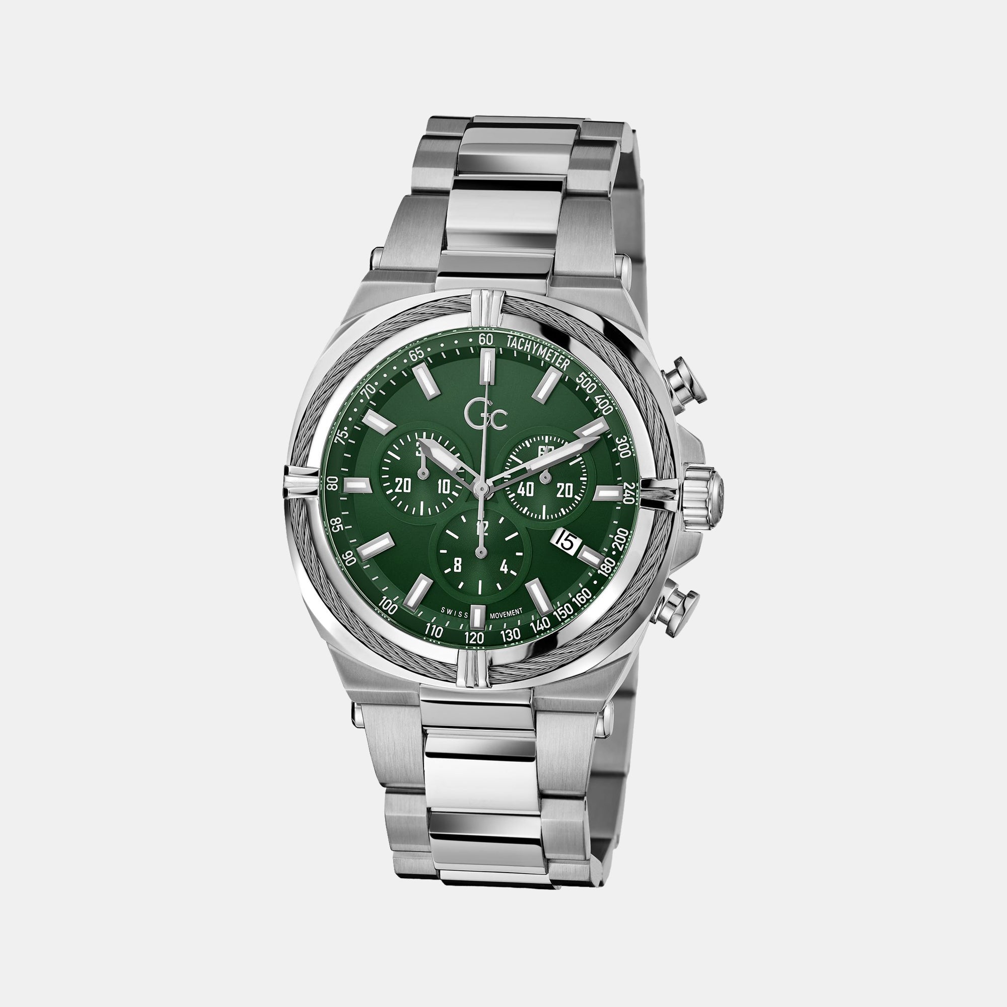 GC Stainless Steel Round watch