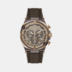 GC Round Brown Chronograph watch