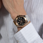 Idol Chrono Men Quartz Black Dial Chronograph Stainless Steel Watch Z33002G2MF