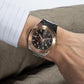 Male Black Chronograph Stainless Steel Watch Z33002G2MF