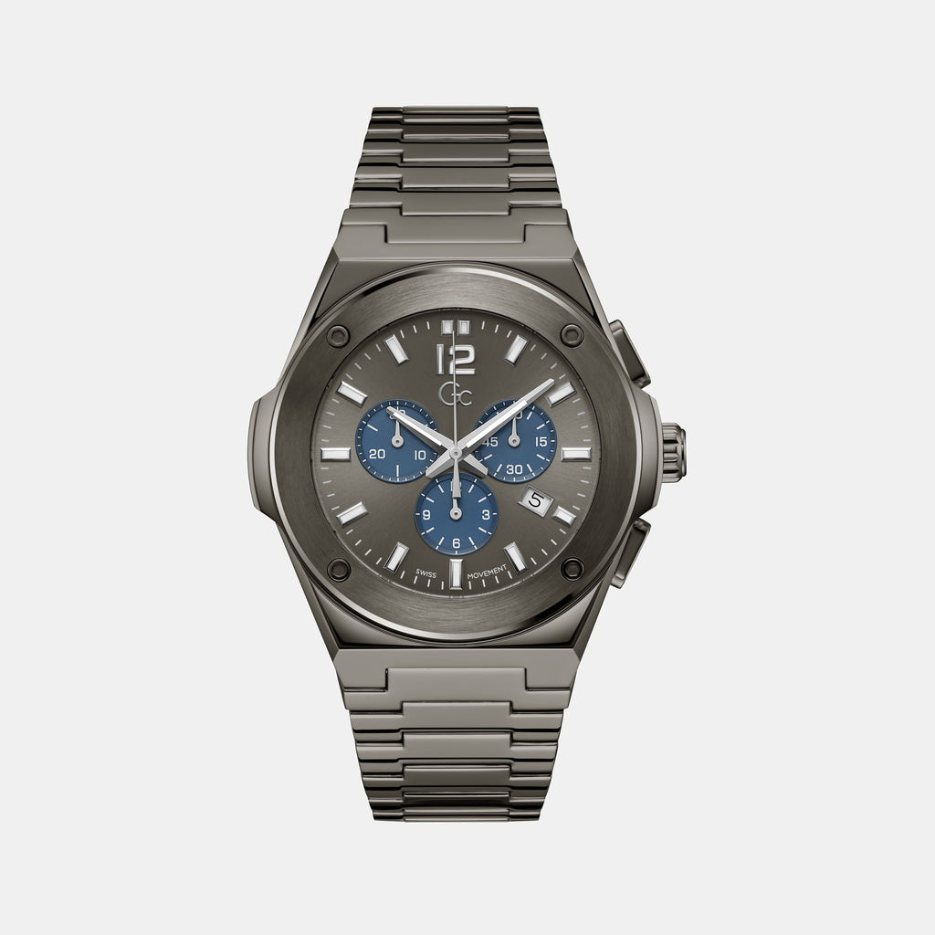 GC Round Grey Chronograph watch