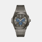 Idol Men Quartz Grey Dial Chronograph Stainless Steel Watch Z33003G5MF