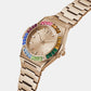 Female Rose Gold Analog Stainless Steel Watch Z34004L3MF