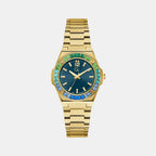 Idol Women Quartz Blue Dial Analog Stainless Steel Watch Z34007L7MF