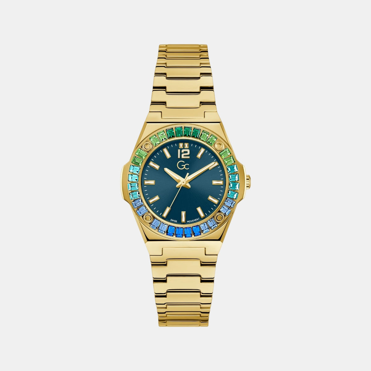 Idol Women Quartz Blue Dial Analog Stainless Steel Watch Z34007L7MF