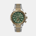 GC Round Green Chronograph watch