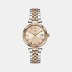 Flair Women Quartz Rose Gold Dial Analog Stainless Steel Watch Z36001L3MF