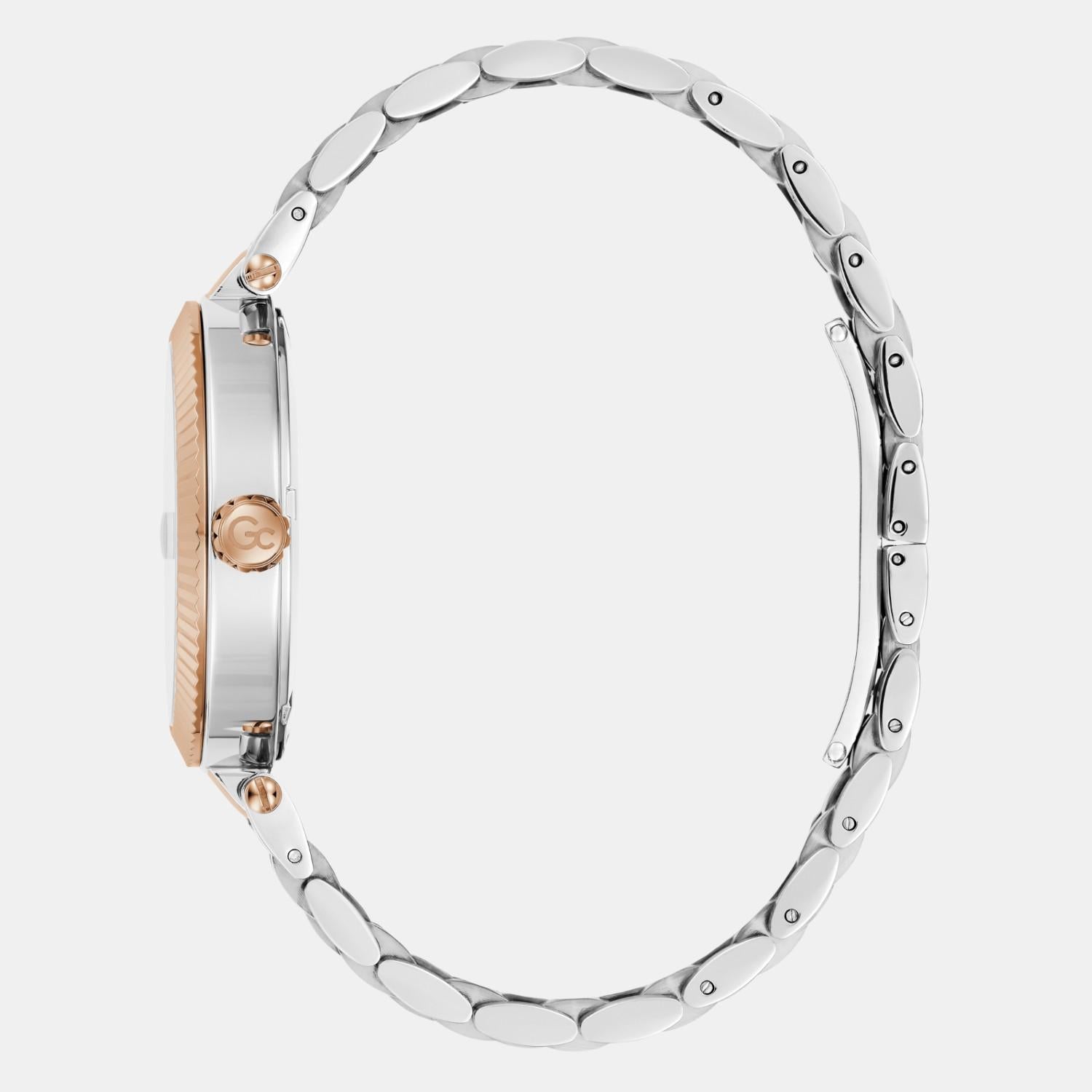 Flair Women Quartz Rose Gold Dial Analog Stainless Steel Watch Z36001L3MF